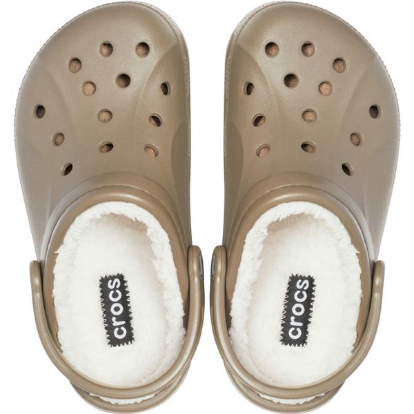 CROCS WOMENS FUR LINED STRAP CLOG WALNUT Paul Byron Shoes Ireland